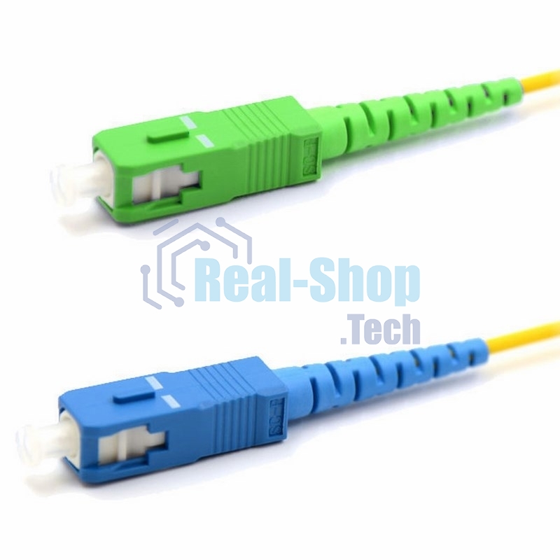 Патч-корд оптический переходной Rexant (SM), 9/125 (OS2), SC/APC-SC/UPC, (Simplex), LSZH, 15м