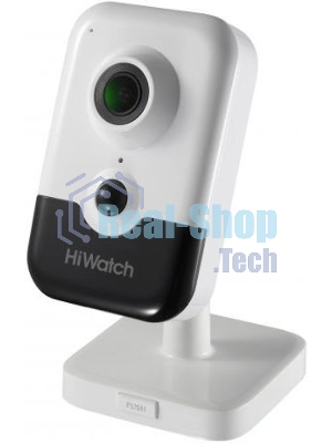 Видеокамера IP Hikvision HiWatch DS-I214(B) 4-4мм цветная корп.:белый/черный