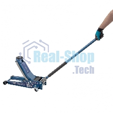 Домкрат гидравлический подкатной Stels 51136, быстрый подъем 3т low profile quick lift 75-515 мм про