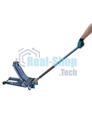Домкрат гидравлический подкатной Stels 51136, быстрый подъем 3т low profile quick lift 75-515 мм про