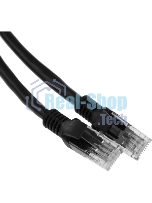Патч-корд Premier PP6U-1M/BK 10000Гбит/с UTP 4 пары cat.6 CCA molded 1м черный RJ-45 (m)-RJ-45 (m)