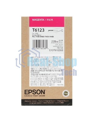 Картридж струйный Epson C13T612300 пурпурный (220 мл) для Stylus Pro 7400, 7450, 9400, 9450
