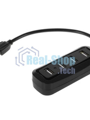 USB-концентратор Vention VAS-J43-B015, USB 2.0, USB 4 порта, USB