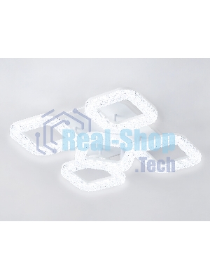 Потолочный светодиодный светильник FA3914/4+1 WH белый 80W 3000K/4200K/6400K 380*380*110 (ПДУ РАДИО 2.4G)