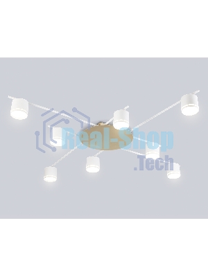 Потолочный светильник Ambrella light FL51759/8 WH/GD белый/золото GX53/8 max 12W 870*870*95