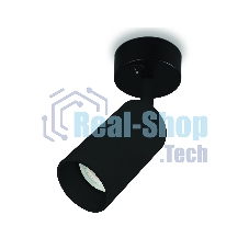 Накладной спот с выключателем Ambrella light TA127 BK черный GU10 max 12W D70*164*D55