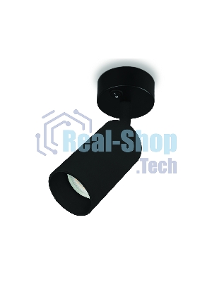 Накладной спот с выключателем Ambrella light TA127 BK черный GU10 max 12W D70*164*D55