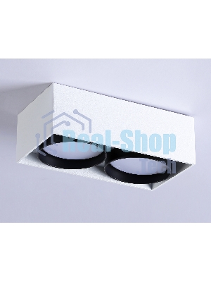 Светильник накладной TN70872/2 WH/BK белый/черный GX53/2 max 12W 185*92*62