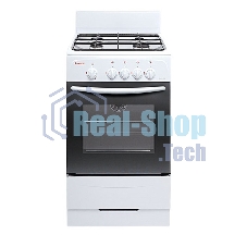 Плита газовая Gefest ПГ 3200-08 белый, конфорок 4 шт, духовка 42 л, 50 см x 85 см x 53 см