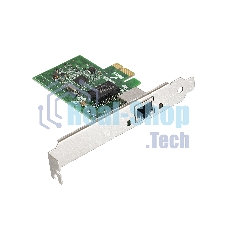 Сетевой адаптер ExeGate EXE-i210AT PCI Express 2.0 10/100/1000Mbps 1xRJ-45 (Copper) Intel WGI210AT