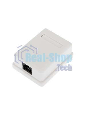 Розетка компьютерная внешняя Rexant 1-порт RJ-45 (8P8C), UTP неэкранированная, категория 6
