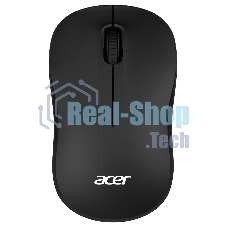 Мышь беспроводная Acer OMR160 черный, 1200 dpi, радиоканал, USB, кнопки - 3