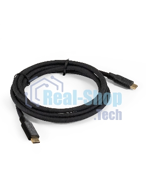 Кабель для зарядки ExeGate EX-CCP-USB3.1-CMCM2-1.8 (USB Type-Cm/Cm, Gen.2, 10Gbit/s, 5A, 100W, 1,8м)