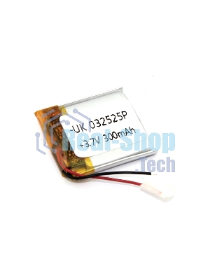 Аккумулятор Li-Pol (батарея) 3x25x25мм 2pin 3.7V/300mAh