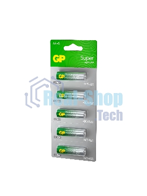 Алкалиновые батарейки GP Super Alkaline G-Tech 15А АA - 1 шт. на отрывных блистерах