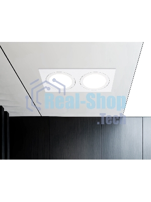Светильник Ambrella light TN51826/2 WH белый GX53/2 max 15W 215*110*39
