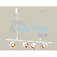 Светильник Ambrella light XB9001500/4 SWH/PPG белый песок/золото розовое полированное MR16 GU5.3 (С9001, С1101, N7035)