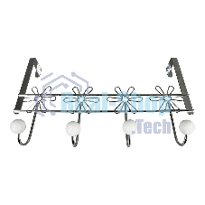 Вешалка на дверь ROSENBERG R-355061, 4 крючка