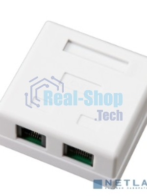 Рoзетка комбинированная внешняя Rexant, RJ-45(8P-8C) + RJ-11(6P-4C), UTP неэкранированная