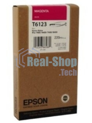 Картридж струйный Epson C13T612300 пурпурный (220 мл) для Stylus Pro 7400, 7450, 9400, 9450