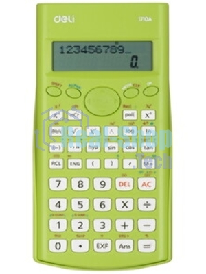 Калькулятор научный Deli E1710A/GRN зеленый 10+2-разр.