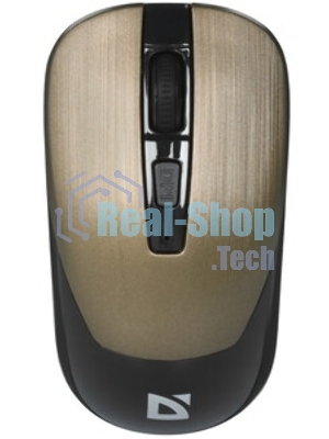 Мышь беспроводная Defender Wave MM-995 бронзовый, 1600 dpi, радиоканал, USB, кнопки - 4