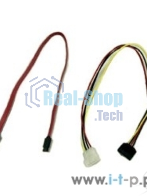 Кабель Gembird/Cablexpert SATA интерфейсный (48 см) 7pin/7pin и питания (15 см) 4pin/15pin