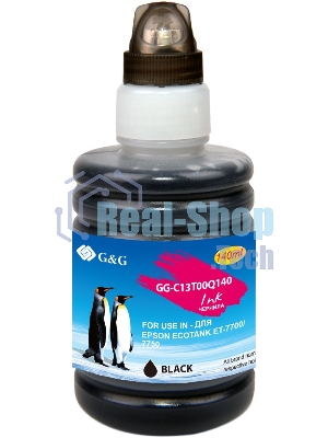 Чернила G&G GG-C13T00Q140 черный140мл для Epson EcoTank 7700/7750