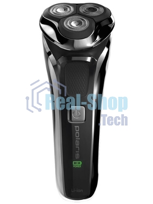 Электробритва Polaris PMR 0305R wet&dry PRO 5 blades элктрическая, черный/хром
