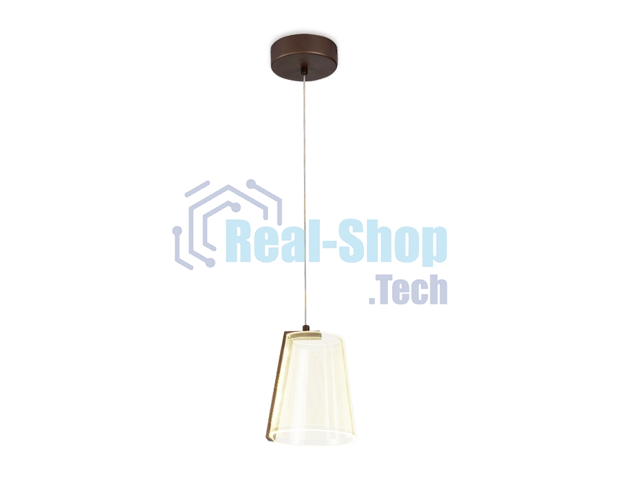 Подвесной светодиодный светильник AK4113 CF кофе 19W D150*980 (Без ПДУ)