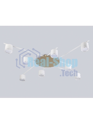 Потолочный светильник Ambrella light FL51759/8 WH/GD белый/золото GX53/8 max 12W 870*870*95