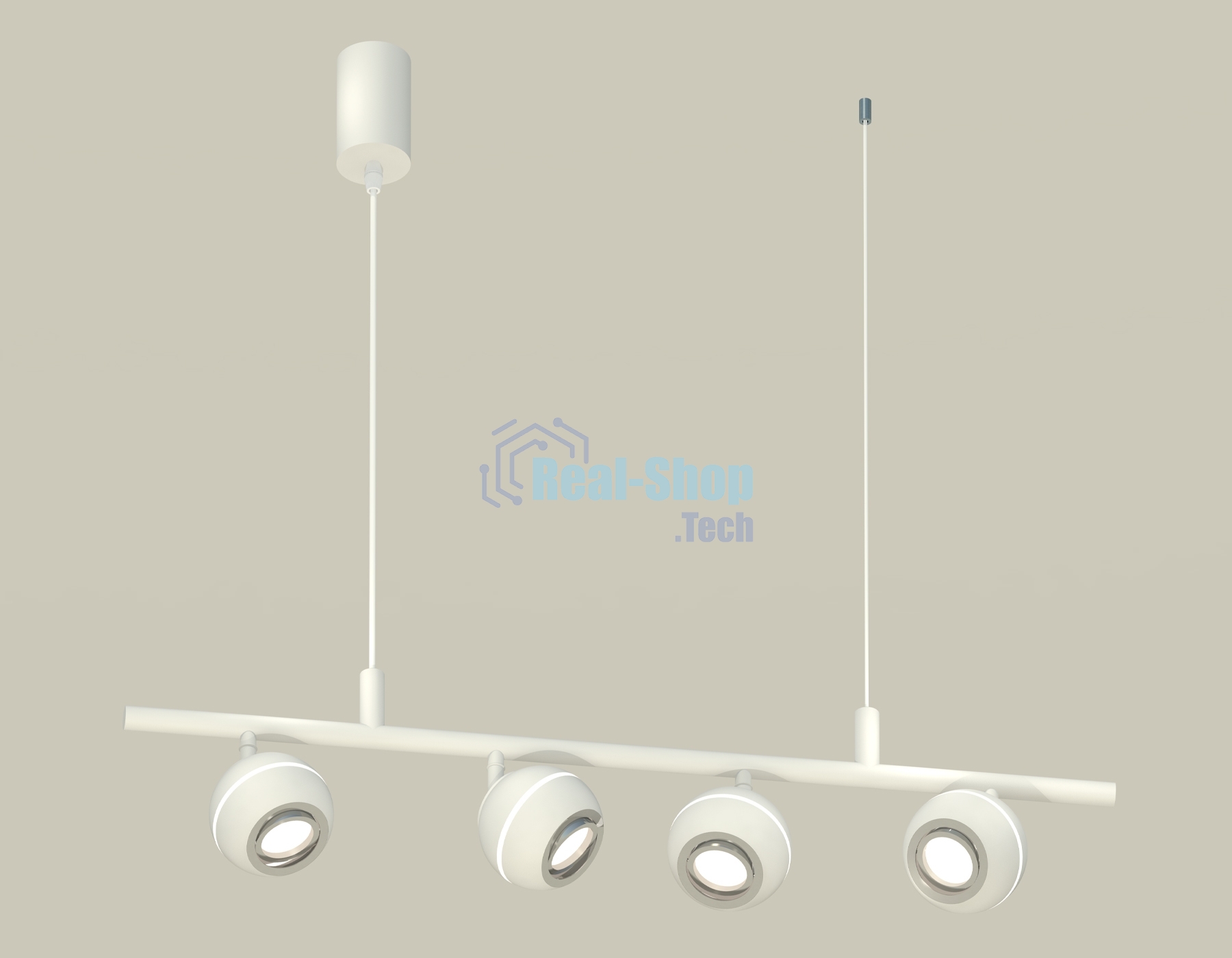 Светильник Ambrella light XB9001530/4 SWH/PSL белый песок/серебро полированное MR16 GU5.3 (С9001, С1101, N7003)