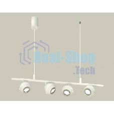 Светильник Ambrella light XB9001530/4 SWH/PSL белый песок/серебро полированное MR16 GU5.3 (С9001, С1101, N7003)