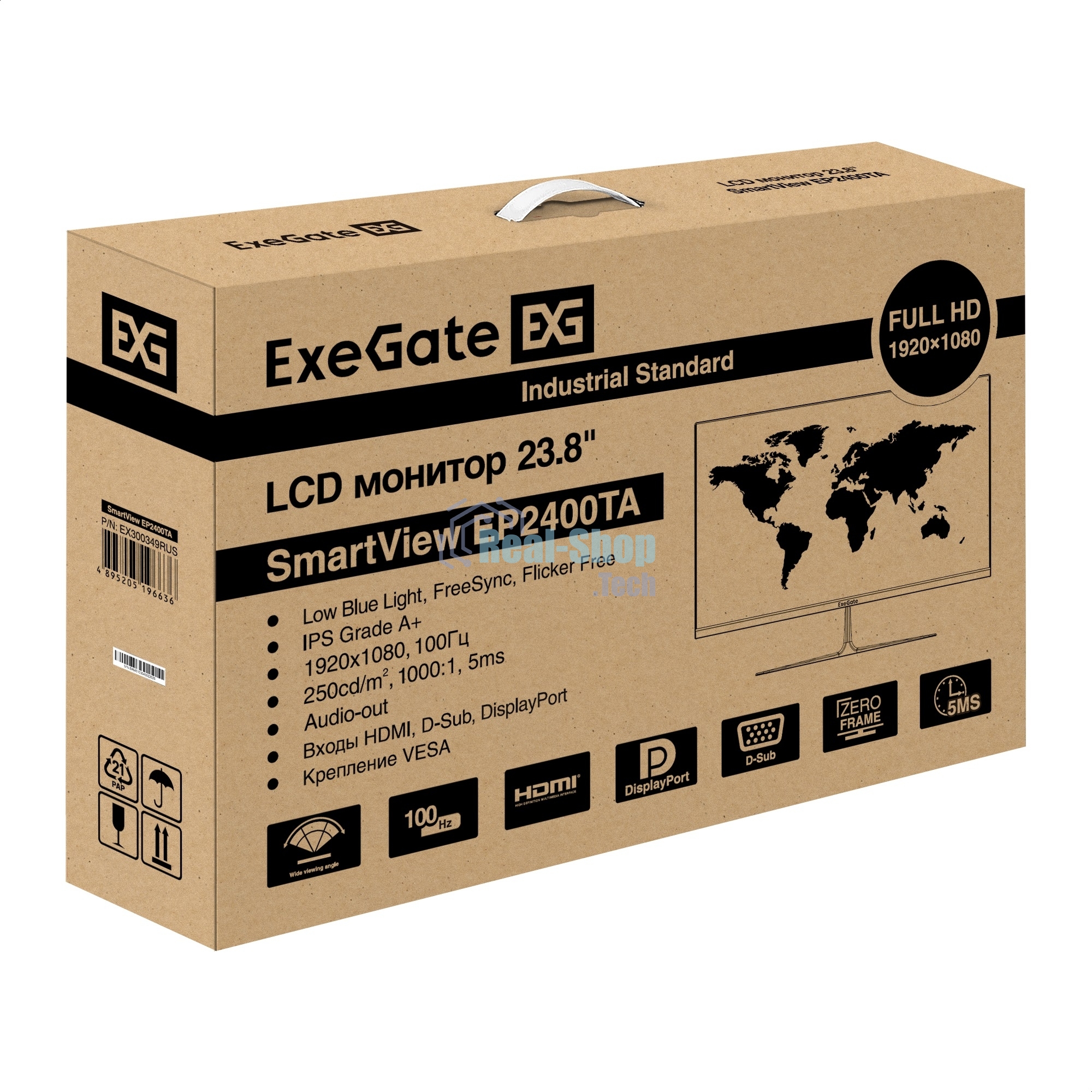 Монитор LCD ExeGate 23.8