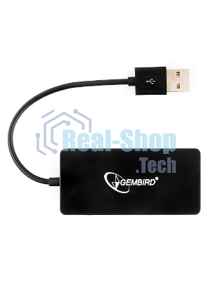 USB-концентратор Gembird UHB-U2P4-03, USB 2.0, USB 4 порта, USB
