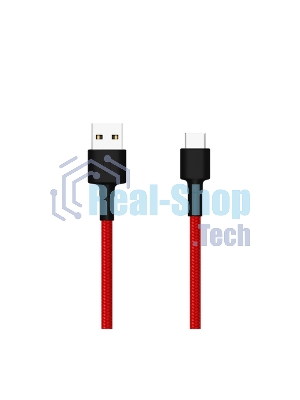 Кабель USB Xiaomi Mi Braided USB Type-C Cable SJX10ZM 100 см красный
