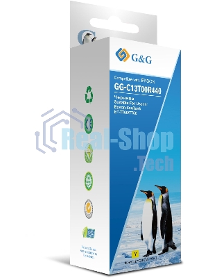 Чернила G&G GG-C13T00R440 желтый70мл для Epson EcoTank 7700/7750