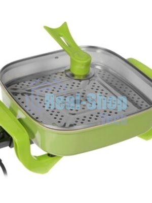 Электросковорода Sakura SA-7716R Master Chef 1800-2000Вт 32х9см кругл красн