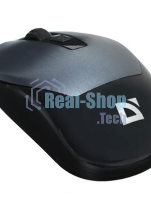 Мышь беспроводная Defender Wave MM-995 серебристый, 1600 dpi, радиоканал, USB, кнопки - 4