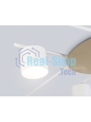 Потолочный светильник Ambrella light FL51759/8 WH/GD белый/золото GX53/8 max 12W 870*870*95
