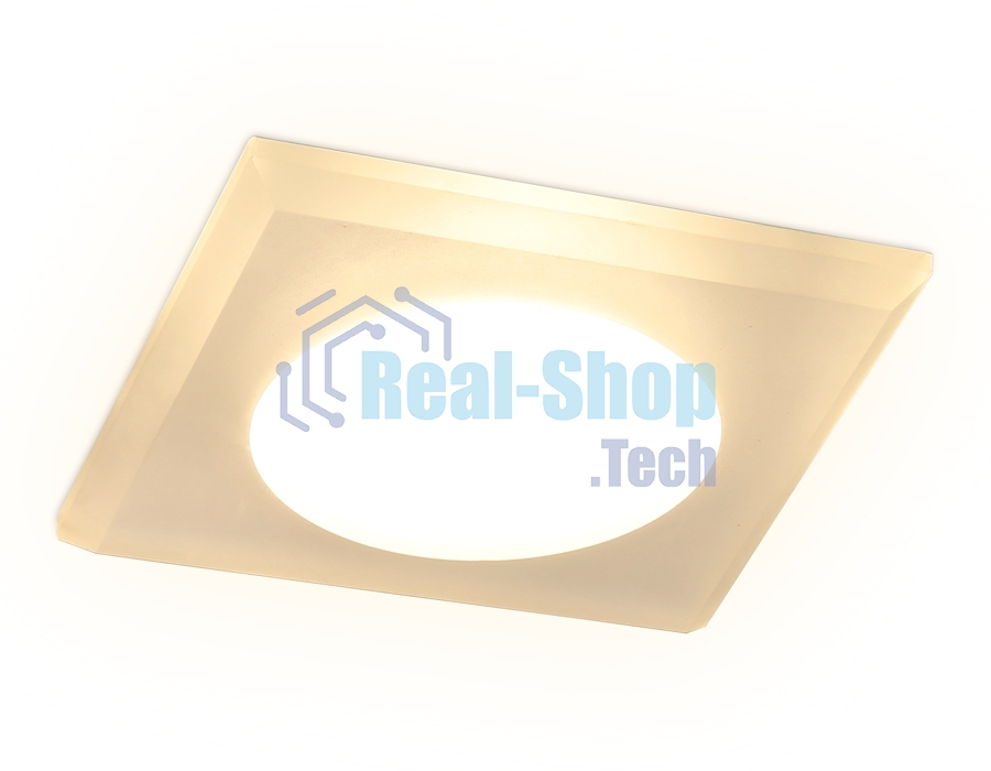 Светильник Ambrella light TN138 WH/FR белый/матовый GU5.3 90*90*25