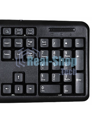 Клавиатура Oklick 180M проводная, USB Type-A, чёрный