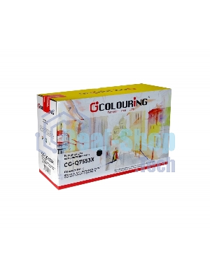 Картридж лазерный Colouring CG-Q7553X/715 черный (7000 стр.) для HP LJ P2010/P2014/P2015/2015d/2015n/M2727/M2727nf/M2727nfs/Canon LBP-3310/3370