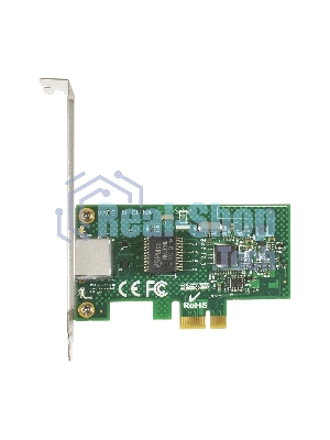 Сетевой адаптер ExeGate EXE-i210AT PCI Express 2.0 10/100/1000Mbps 1xRJ-45 (Copper) Intel WGI210AT