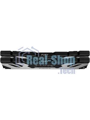 Оперативная память Kingston Fury Renegade, DDR5, 96Gb (2x48GB), 6000MHz, CL32, DIMM, с радиаторами, серебристый/черный