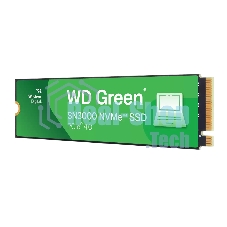 Накопитель SSD WD Green SN3000, 500Gb, PCIe 4.0 x4, M.2 2280, NVMe, R/W 5000/4100