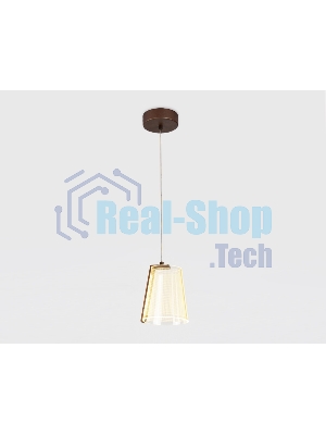 Подвесной светодиодный светильник AK4113 CF кофе 19W D150*980 (Без ПДУ)