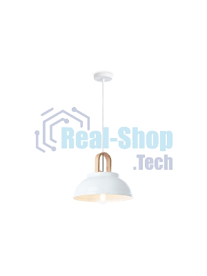 Светильник Ambrella light TR8190 WH/LW белый/светлое дерево E27 max 40W D290*900