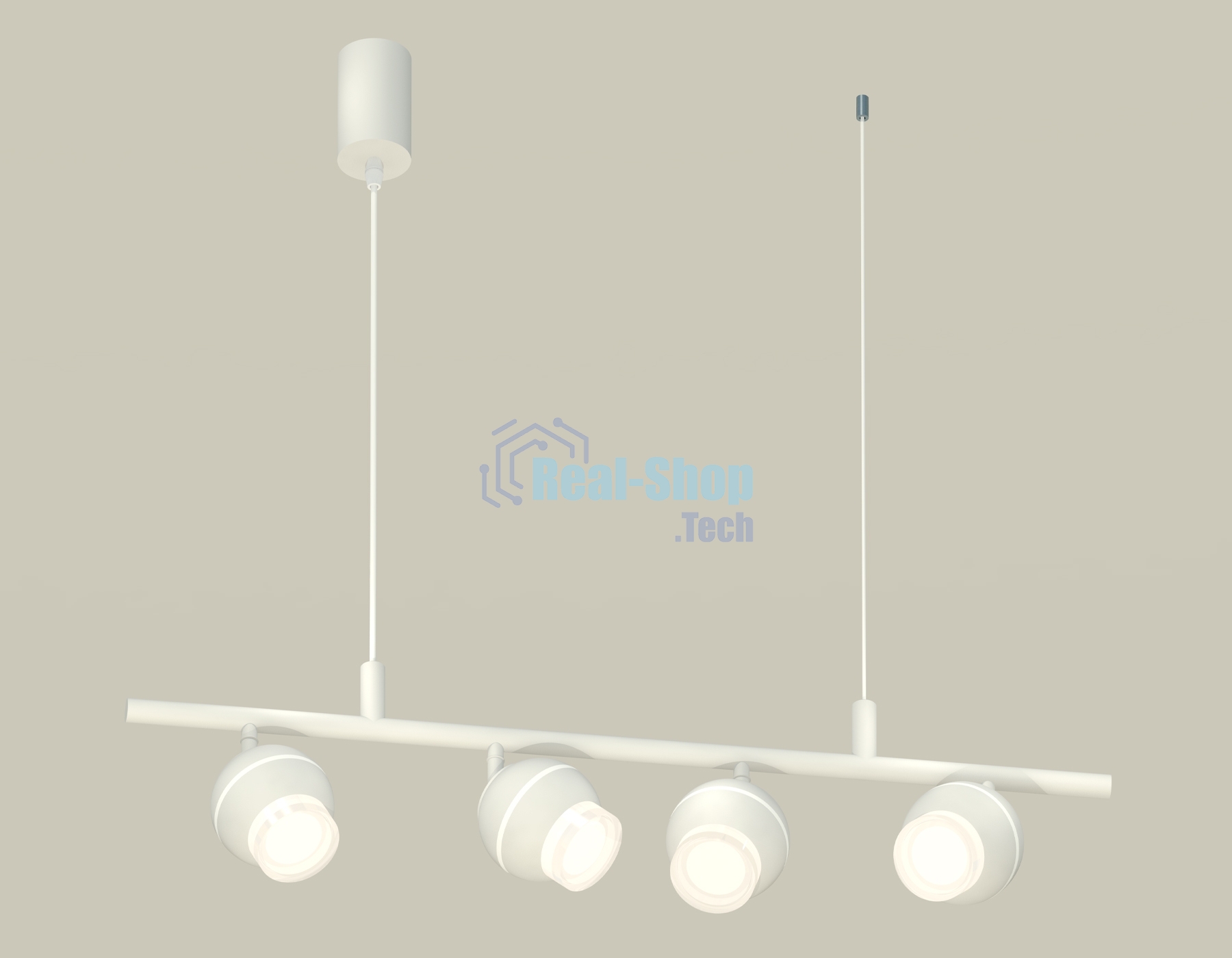 Светильник Ambrella light XB9001550/4 SWH/FR/CL белый песок/белый матовый/прозрачный MR16 GU5.3 (С9001, С1101, N7160)