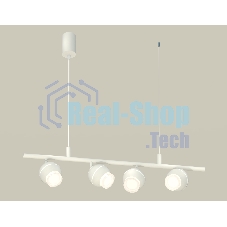 Светильник Ambrella light XB9001550/4 SWH/FR/CL белый песок/белый матовый/прозрачный MR16 GU5.3 (С9001, С1101, N7160)